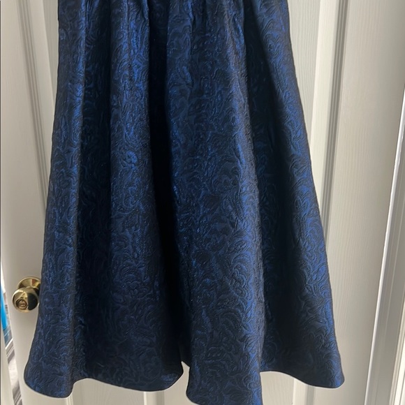 Donna Morgan Midnight Blue Formal Dress - Picture 4 of 6